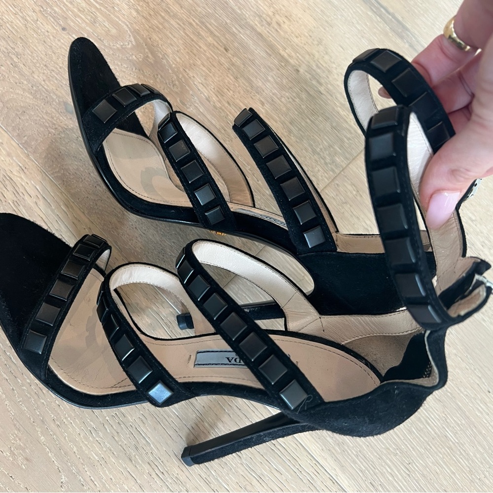 Prada strappy heels